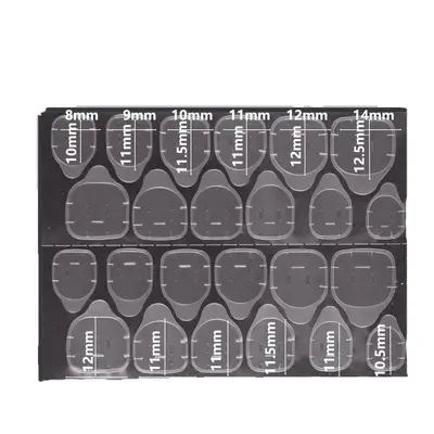 Super Adhesive Pink Jelly Glue for Press-On Nails, Waterproof Transparent Double-Sided Tap