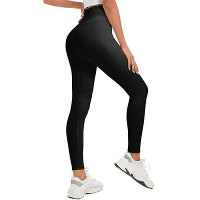 Seamless High-Waist Nylon Lycra 9/10 Yoga Leggings