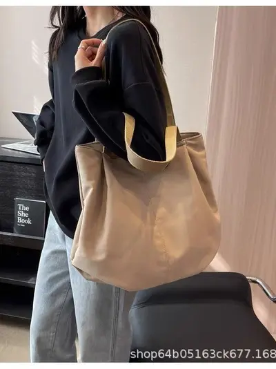 Canvas Tote Bag, Large Capacity, Simple Design for Women - 5
