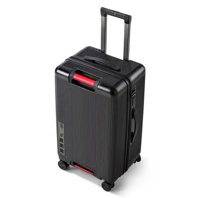 Large Capacity Hard Shell Trolley Suitcase with Combination Lock - 10