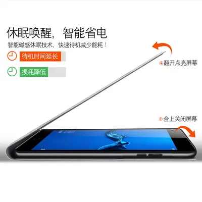 Huawei 11 Tablet Uyumlu Deri Kılıf, Xiaomi 4 Plus ve Huawei 12.9 2021 Uyumlu - 5