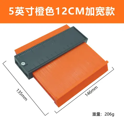 Lockable Contour Gauge for Woodworking Profile Copying - 10
