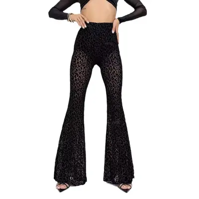 Women's High-Waist Knitted Casual Pants, Leg-Lengthening Fit
