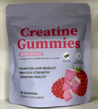 Water-Soluble Creatine Monohydrate Gummies for Fitness - 9