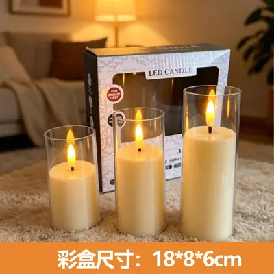 LED Electronic Candle Light - Realistic Fake Candle Wedding Photography Decoration Candle Ambiance Light Outdoor Lighting Lamp - 7