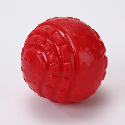 Squeaky Elastic Dog Ball, Chew-Resistant Toy for Small and Medium Dogs - 7