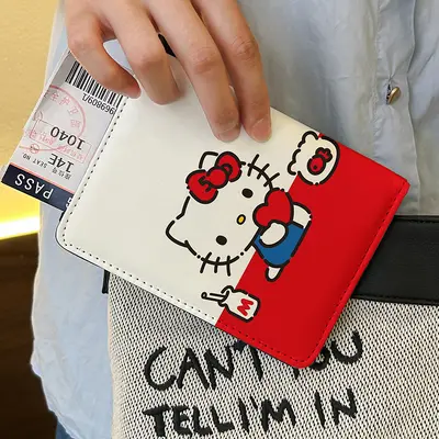 可爱猫可爱猫卡通护照夹证件包保护套多功能卡包出国旅行便携收纳 - 11