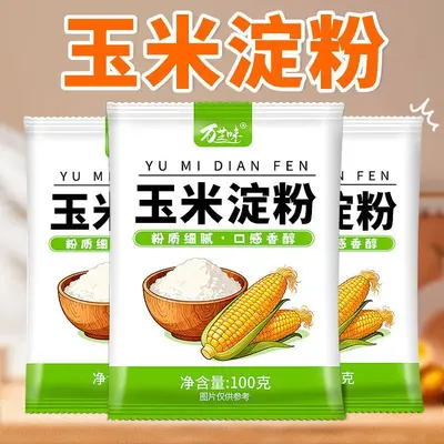 Corn Starch, Food Grade, for Baking and Frying, Bagged