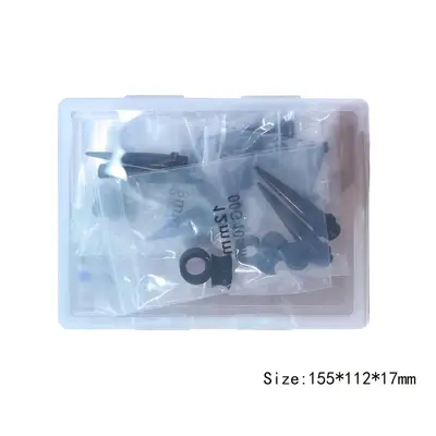Acrylic Pointed Ear Gauge Set, 50 Pieces, Piercing Earrings - 7