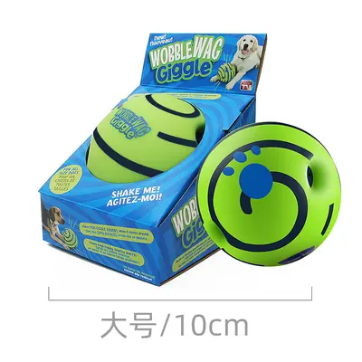 Amazon Игрушка для домашних собак Мяч для самостоятельной игры со смехом, Мяч со звуком качения, Жевательная игрушка для коренных зубов, Прочная устойчивая к укусам игрушка от скуки, Гаджет для дразнения собак - 7
