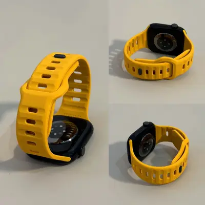 Breathable Silicone Sport Band for Apple Watch Series 12
