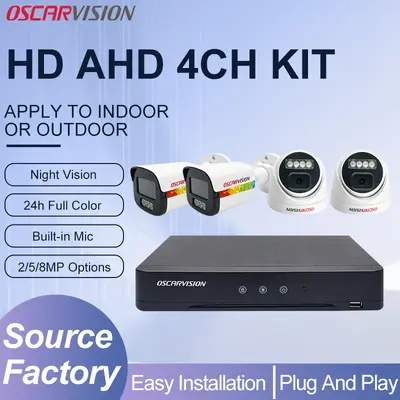 AHD coaxial camera 8MP, night vision, outdoor - 2