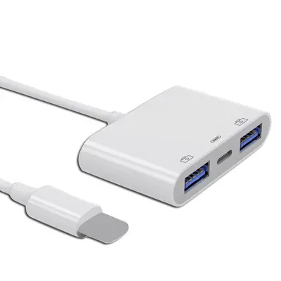 OTG adaptör, 3 ünü 1 arada, Type-C, Apple uyumlu - 8