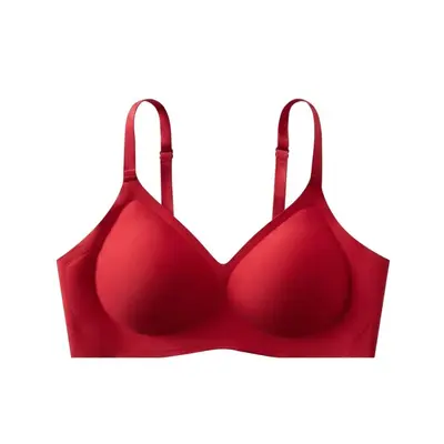 Seamless Wireless Bra, Thin Teardrop Cup, Open Back, for Large Busts - 11