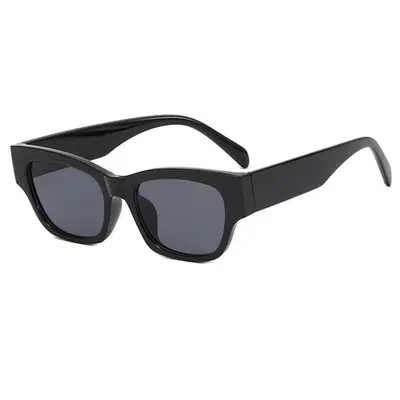 Women's Dopamine-Colored Printed Sunglasses, UV Protection, Square Frame - 10
