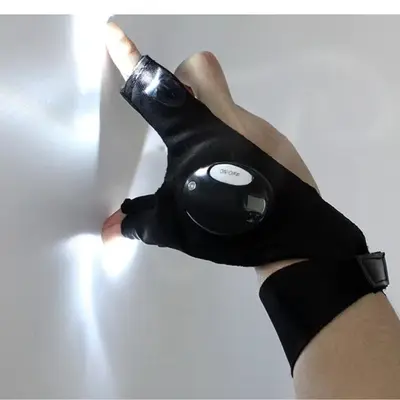 LED-Angelhandschuhe mit Fingerlicht für Nachtangeln