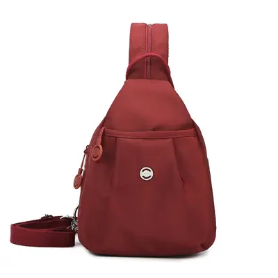 Minimalist Multi-Layer Nylon Large Capacity Backpack - 8