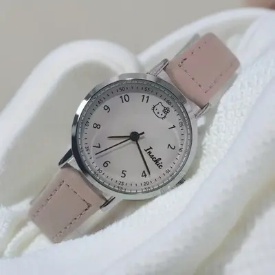 E-commerce New Women's Watch with KT Cat Strap Wholesale Live Streaming Best Seller Girls Watch Student Exam Watch - 9