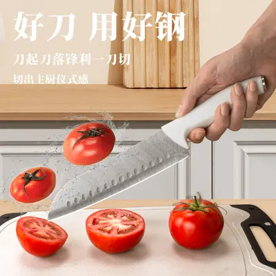 Yangjiang bıçak seti paslanmaz çelik mutfak bıçağı bıçak tutuculu mutfak bıçağı makas tek parça dropshipping beş parçalı set ücretsiz bıçak tutucu.