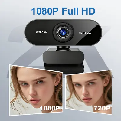 电脑摄像头1080P usb摄像头 视频会议上课专用免驱动网络摄像头