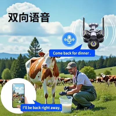 5-channel surveillance camera, motion detection, WiFi alarm, indoor/outdoor - 5