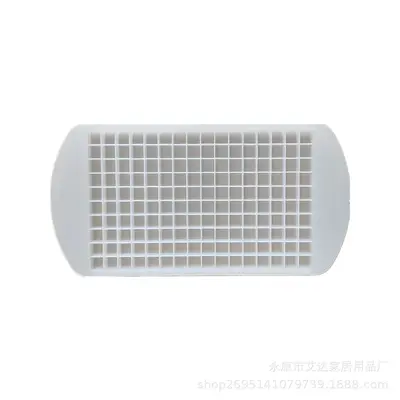 Mini buz küpü buz kalıbı yaratıcı buz kutusu ezilmiş buz küpü kalıbı 160 ızgaralar silikon buz kalıbı şeffaf küçük ezilmiş buz küpleri - 9