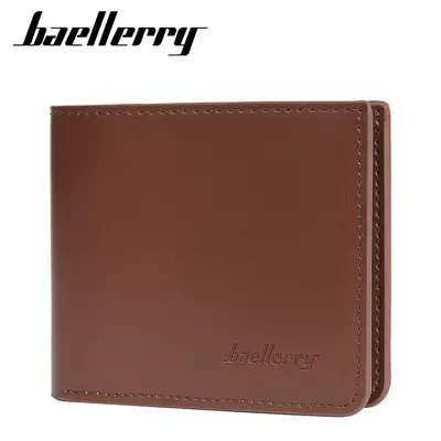 Baellerry Men's Bi-Fold Short Wallet with Multiple Card Slots - 5