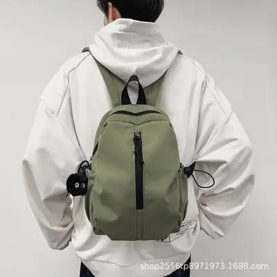 Neuer Frühlings-Rucksack für Mädchen, leicht und kompakt, Tagesrucksack für Shopping und Schule, für Jungen-Schüler, iPad-Tablet-Tasche, kleiner Rucksack - 12