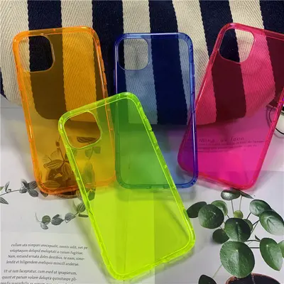 iPhone 11 phone case, fluorescent, air cushion