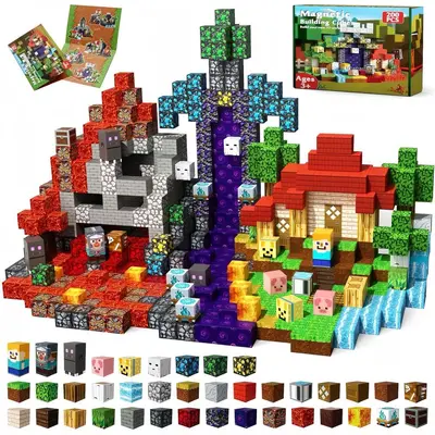 Magnetic Building Blocks, Hell Portal Design, Educational DIY Toy - 8