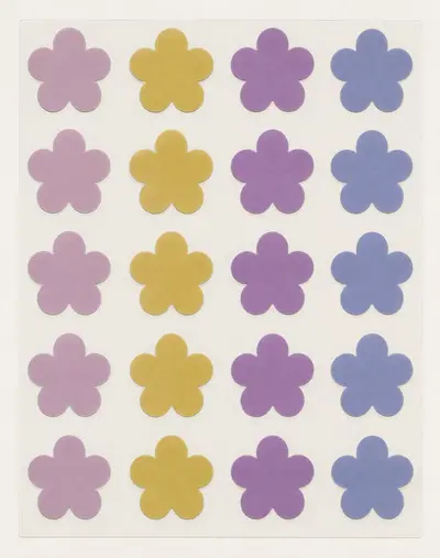 Blumenmuster Hydrokolloid-Akne-Patches 24er Packung Porenreinigung - 7