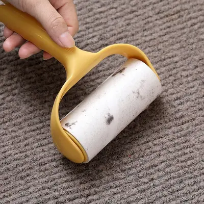 Tear-off adhesive lint roller, household and pet hair