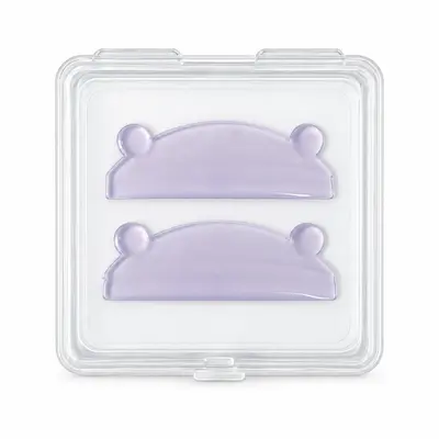 Glue-Free Self-Adhesive Eyelash Lift Silicone Pads, Bear Head Design - 8