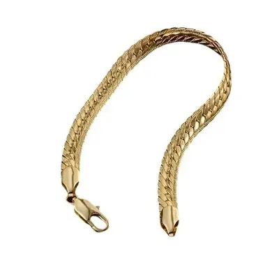 TEMU AliExpress popüler Avrupa ve Amerikan moda gümüş takı 18K altın kaplama takı 5MM araba dantel yan kolye 20-60cm - 3