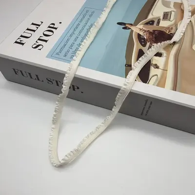 Naylon Elastik Bant, 1,0 cm ve 1,5 cm Parlak Kumaş, Oyuncak Bebek Giysisi için - 10