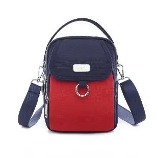 Women's Waterproof Fabric Phone Bag, Single Shoulder, Lightweight - 6