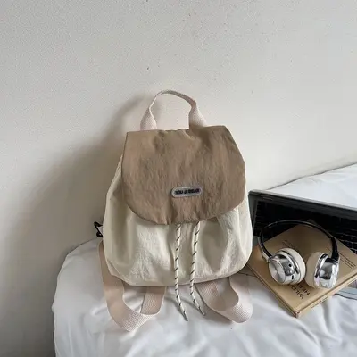Leichter Nylon-Mini-Rucksack für Damen, Reise - 8