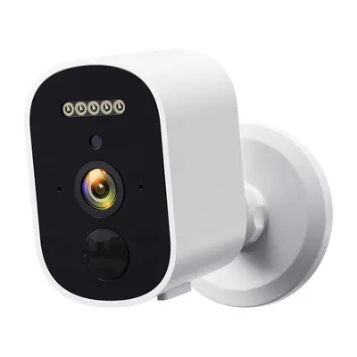 Wireless smart surveillance camera with HD night vision, magnetic mount, remote viewing