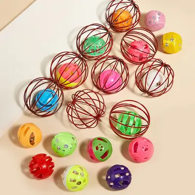 Katzenspielzeug hohles Glöckchen Ball Maus Simulation