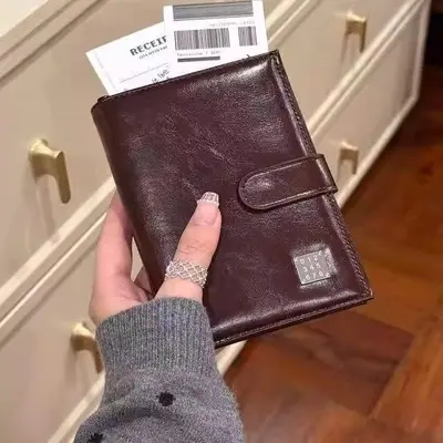 Kadın pasaport cüzdanı çok işlevli bilet banknot bölmesi - 4