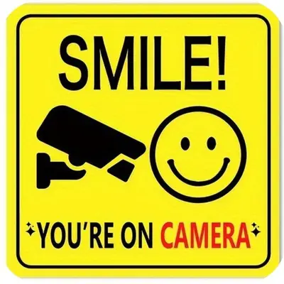 CCTV-Sicherheitskamera-Warnsignal