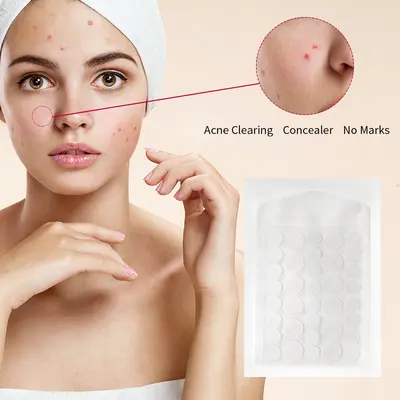 Патчи от прыщей для внешней торговли через границу ACNE PATCH Full English Portable Patch Hydrocolloid Acne Pimple Patch Custom - 5
