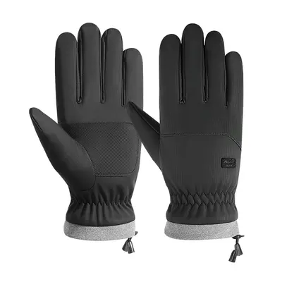 Unisex Winter Thermal Gloves, Windproof, Anti-Slip, Touchscreen Compatible for Cycling
