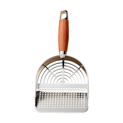 Cat Litter Scoop, Fine-Hole Aluminum Alloy, Large Size - 10