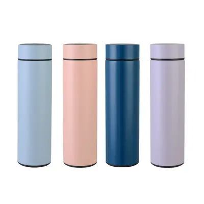 Intelligente Thermoskanne mit Temperaturanzeige, kompakt und tragbar, Edelstahl-Taschentasse, hoher ästhetischer Wert, Mini süße Thermoskanne Wasserflasche, personalisierbar. - 6
