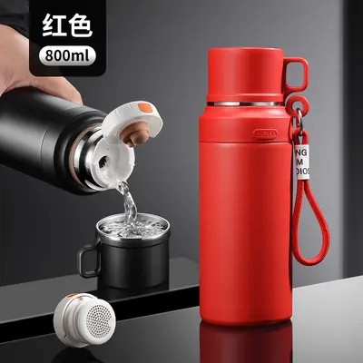 Erkek Termos Bardak 1000ml, 304 Paslanmaz Çelik, Taşınabilir - 9