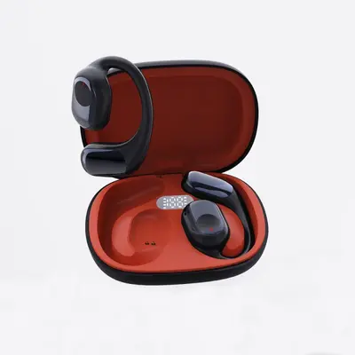Echter kabelloses Bluetooth-Kopfhörer Knochenleitungs-Ohraufhänger Sport-Stil Bluetooth-Kopfhörer Großhandel hängender Nacken-Stil leicht - 6