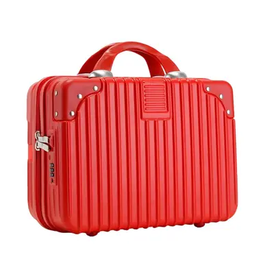 Portable Mini Suitcase with Combination Lock, Cosmetic Bag, Carry-On Size - 7