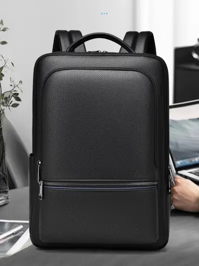 Men's business backpack, large capacity, daily laptop backpack - 6