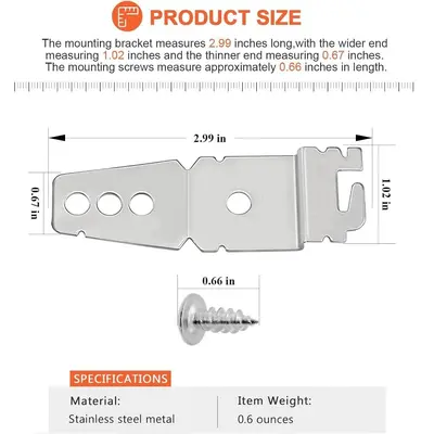 Dishwasher Bracket 8269145, 1 Set - 2